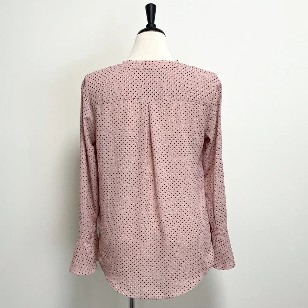 EUC 14th & Union Pink Polka Dot Circular Flounce - Image 4