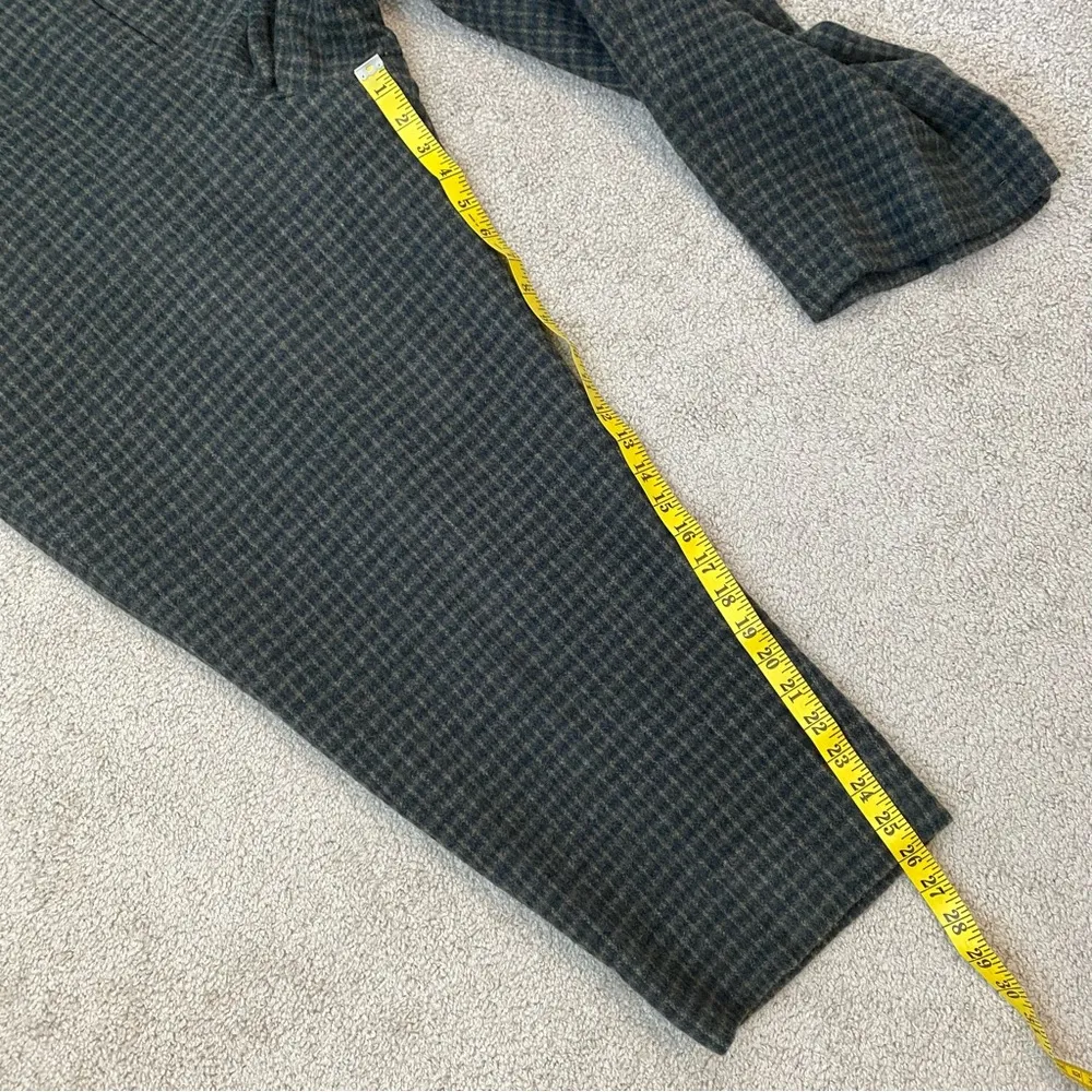 Vince  Check Plaid Wool Cashmere Easy Pull On Pants 2X - Image 9