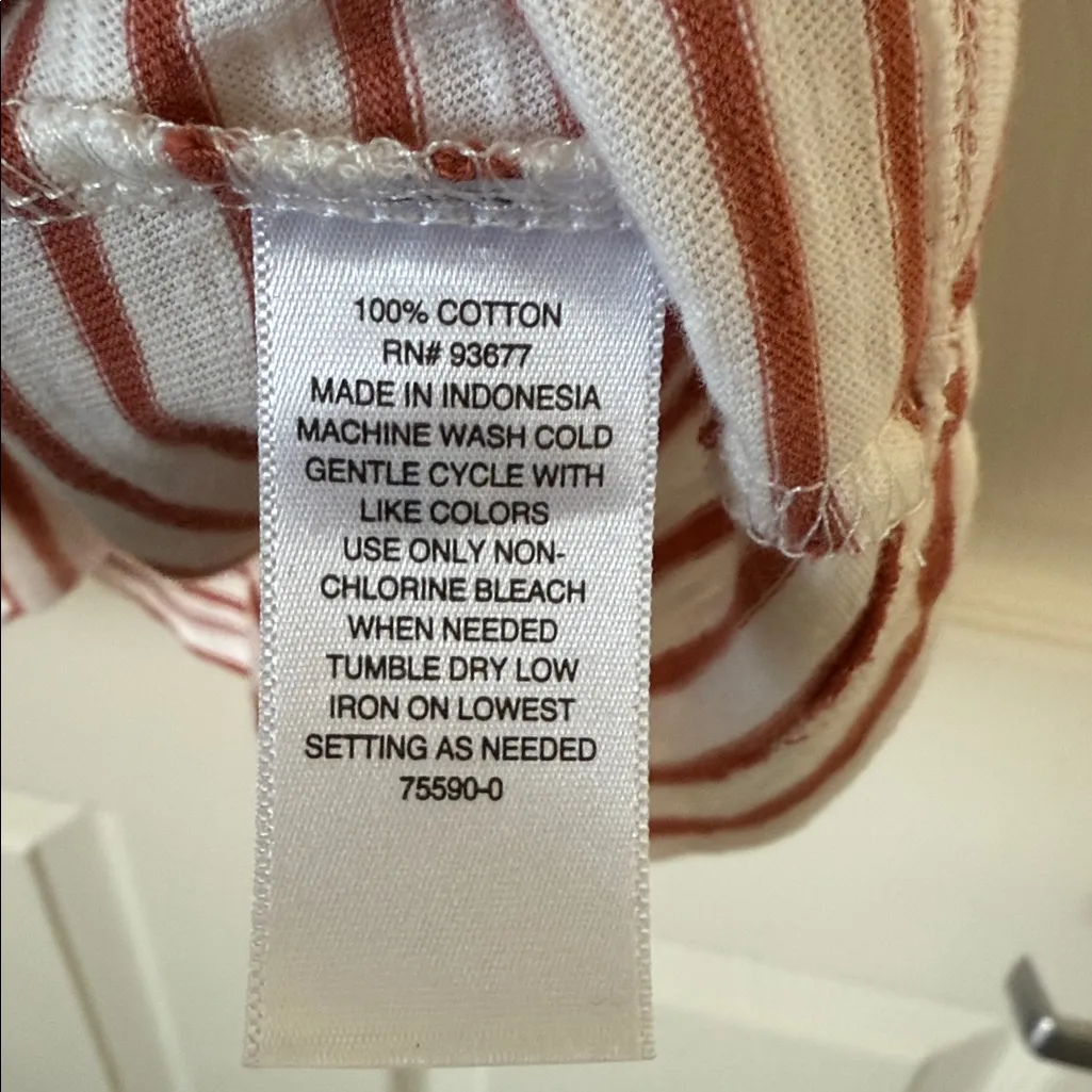 a.n.a Red and White Striped Top - Image 4