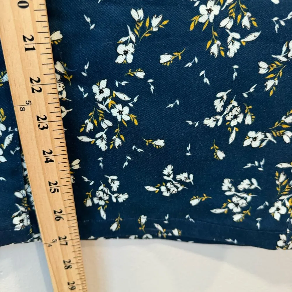 NYDJ Marilyn Straight Shannon Gardens Lift Tuck Stretch Floral Jeans 10 - Image 6