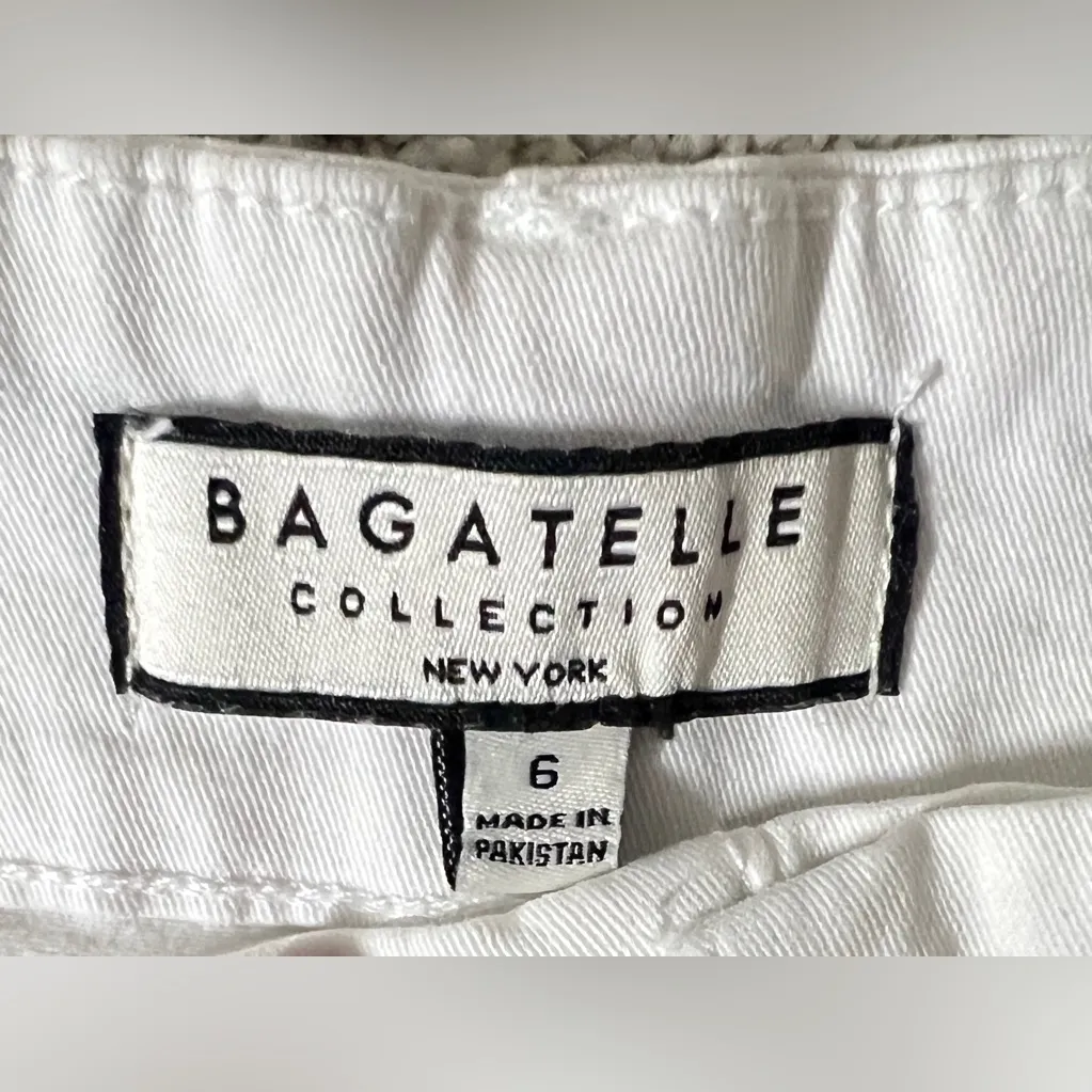 Bagatelle  White Jean Shorts for Women - Image 2