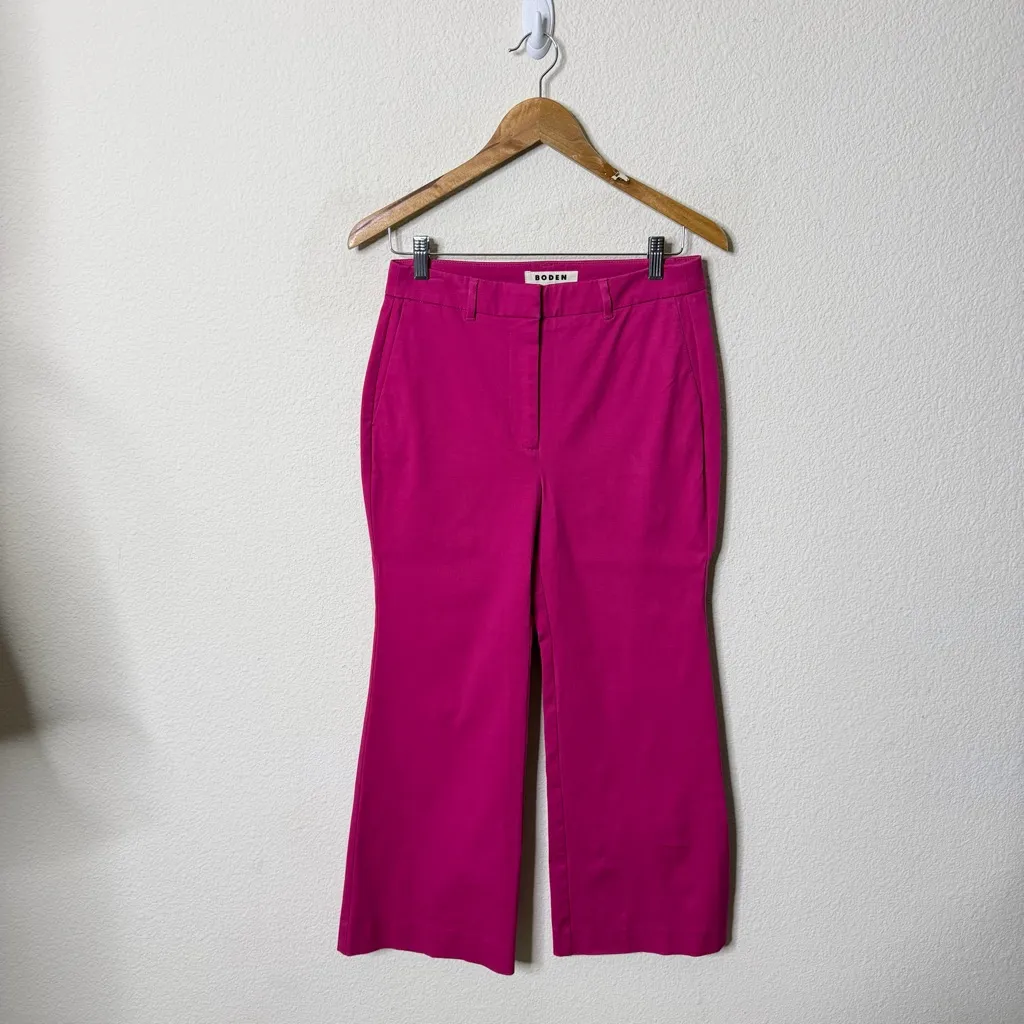 Boden Chelsea Bi-Stretch Pants in Magenta Pink Womens Size 6 - Image 2