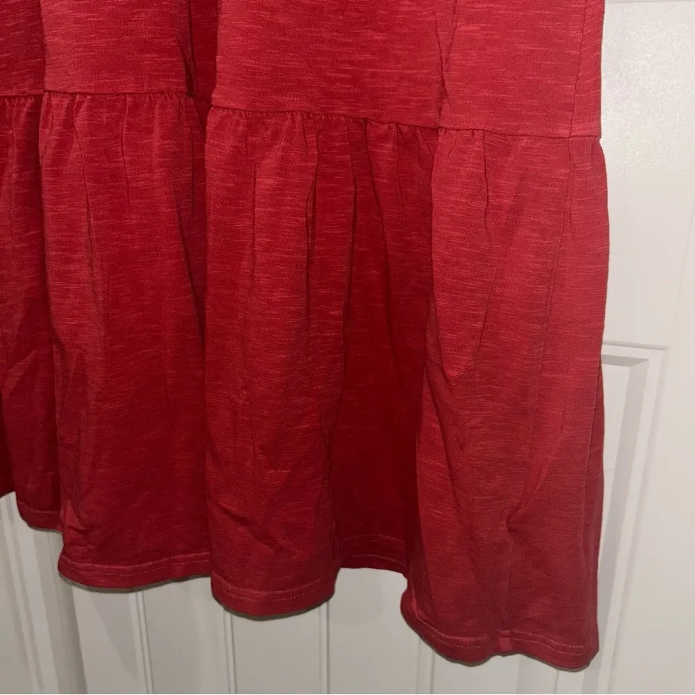 Old Navy Short Sleeve Red Maxi Dress Women’s Medium - Image 5