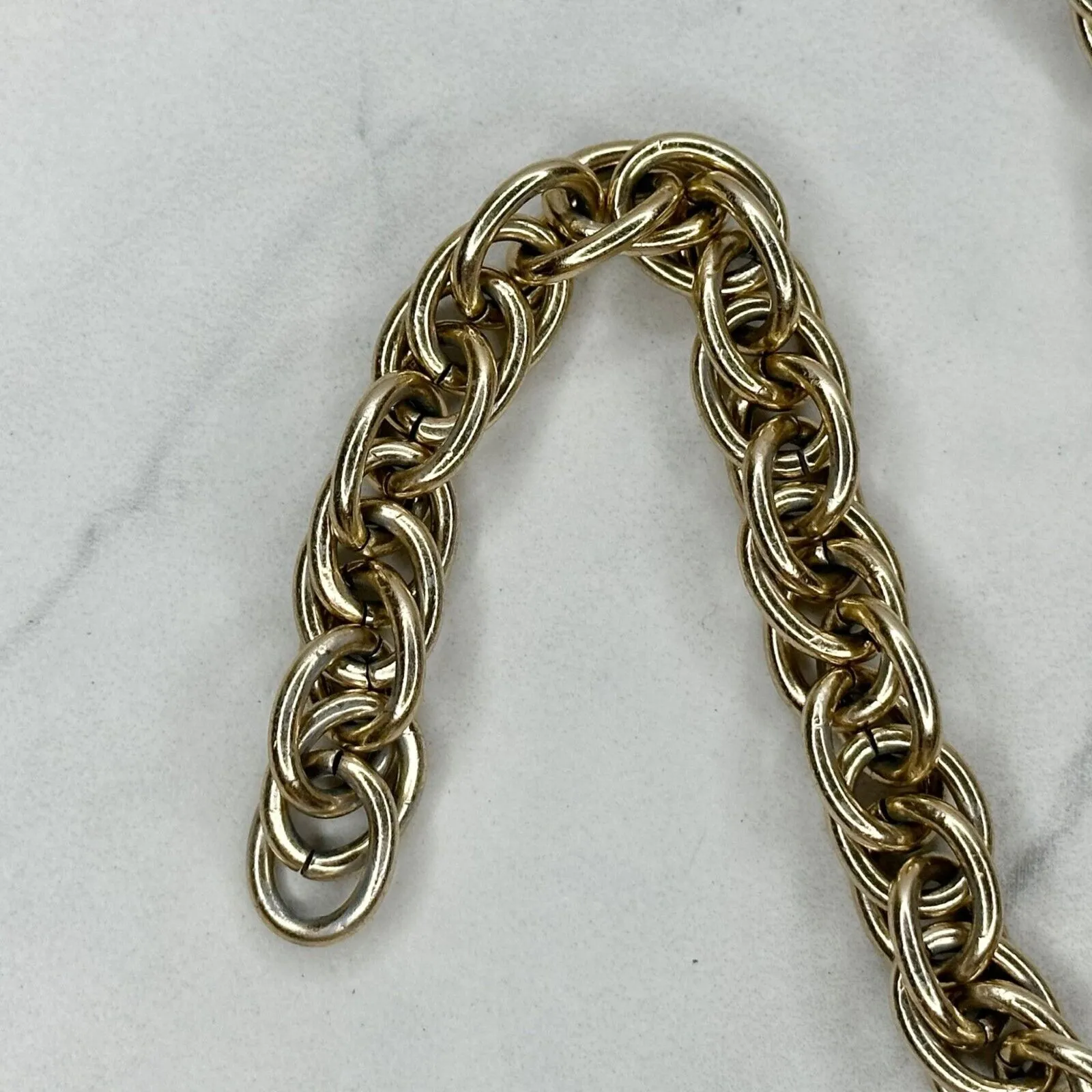 Lightweight Gold Tone Chain Belt XS/Small (XS/S) ✨ - Image 9