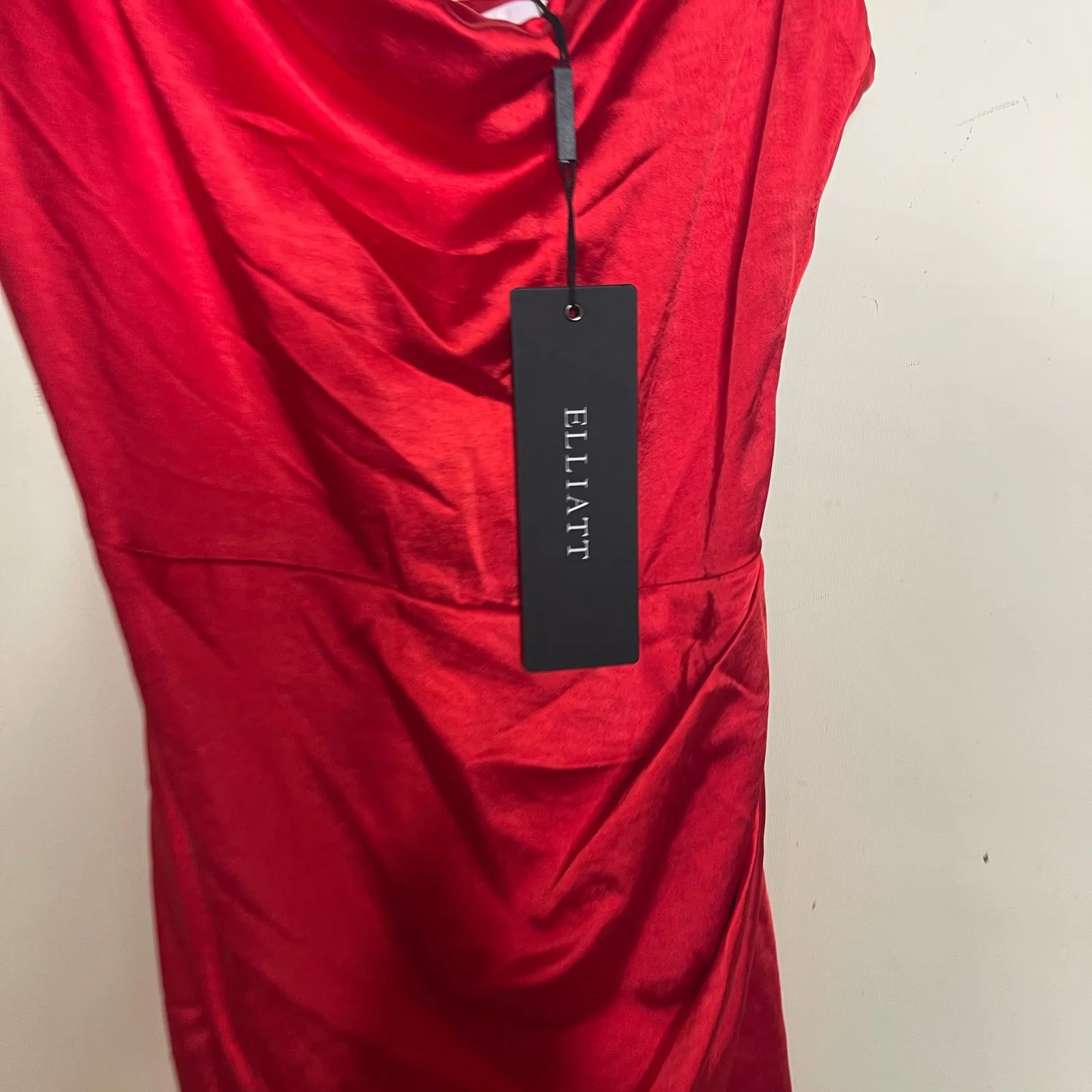 New ELLIATT x REVOLVE Jacinda Spaghetti Strap Dress in Poppy Red sz S - Image 8