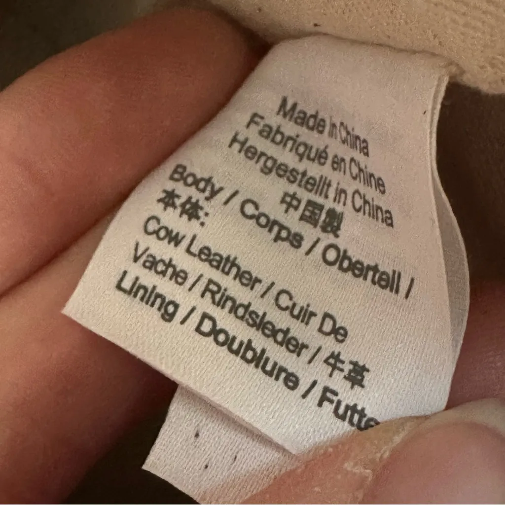 J. Crew Pink Mini Montauk Tote Bag Cow Leather/Cotton Crossbody Purse - Image 7