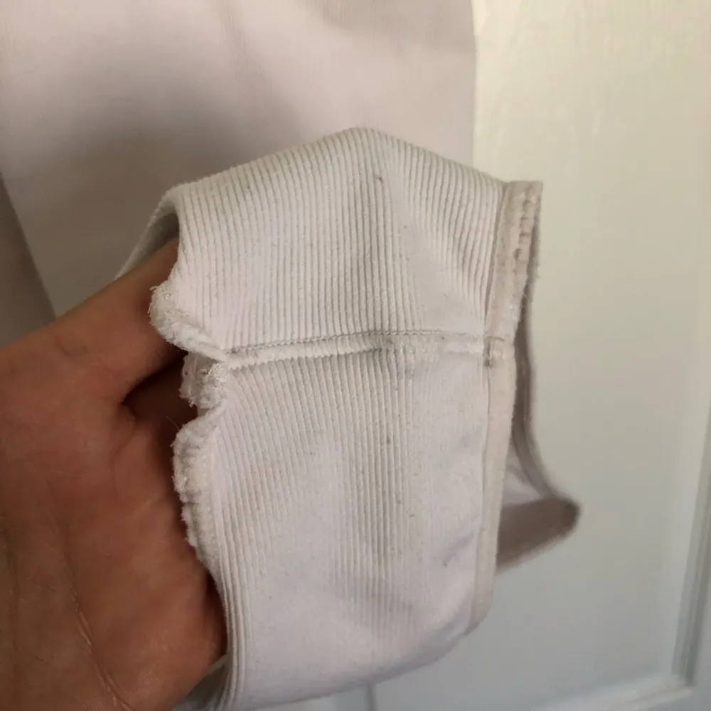 Free People White Seamless Ribbed Bodysuit Size M/L - Image 4