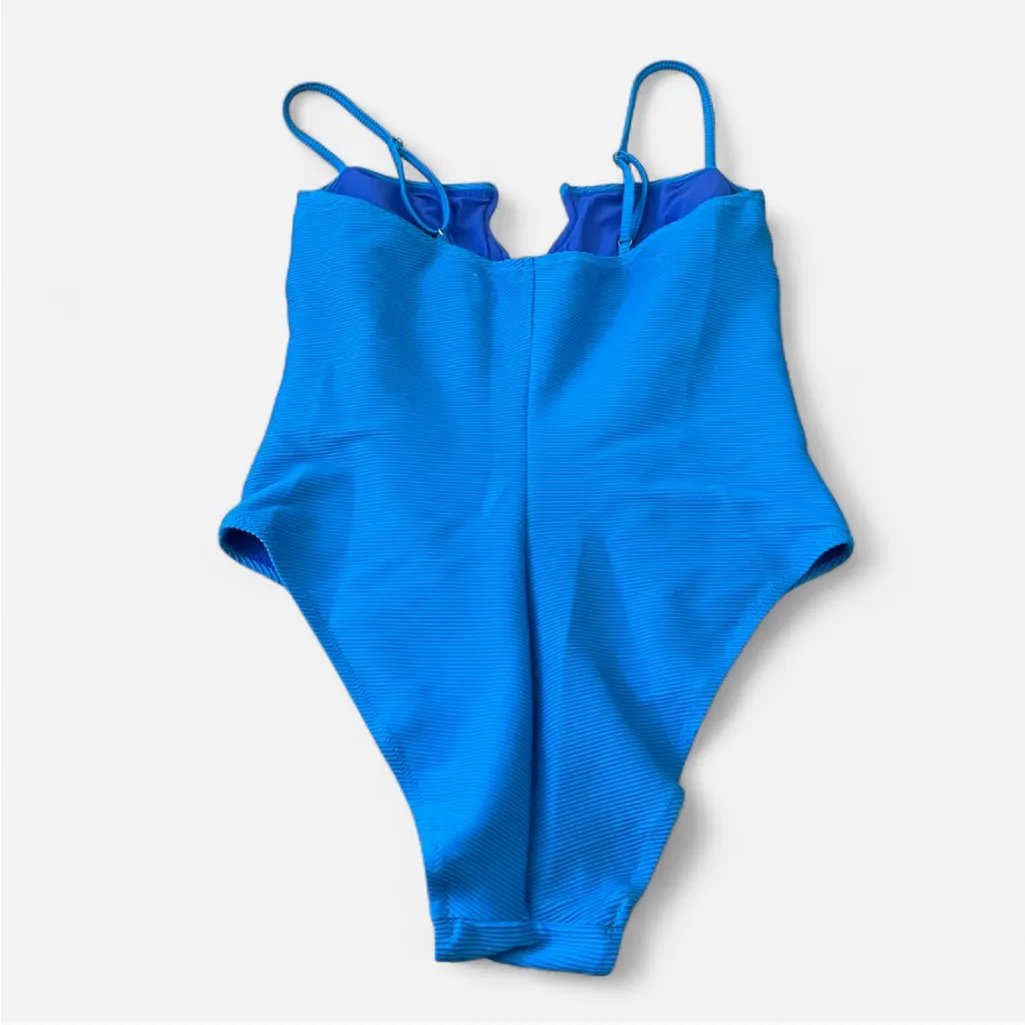 FISCH Regatta One Piece Swimsuit in Caribbean Blue Size XL - Image 7