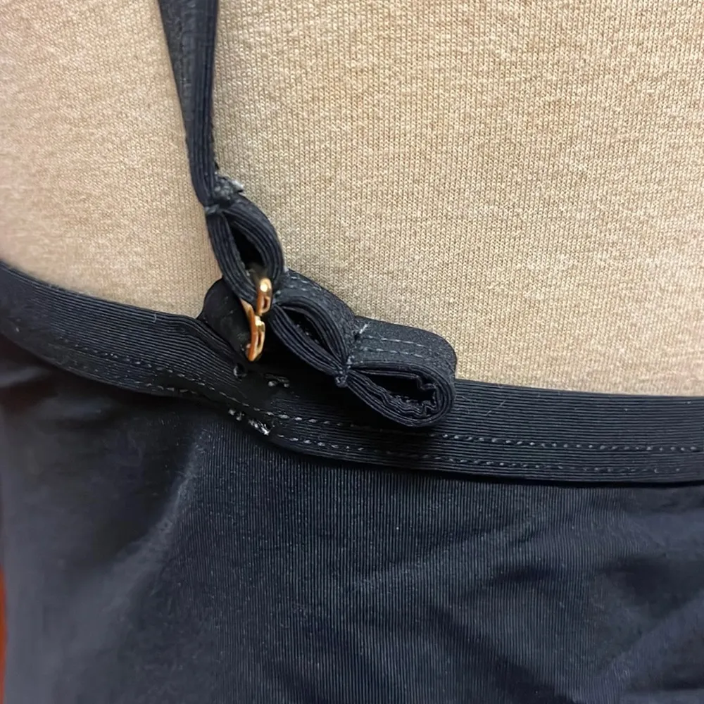 Ralph Lauren Swimsuit Black One Piece Skirted 12 - Image 5