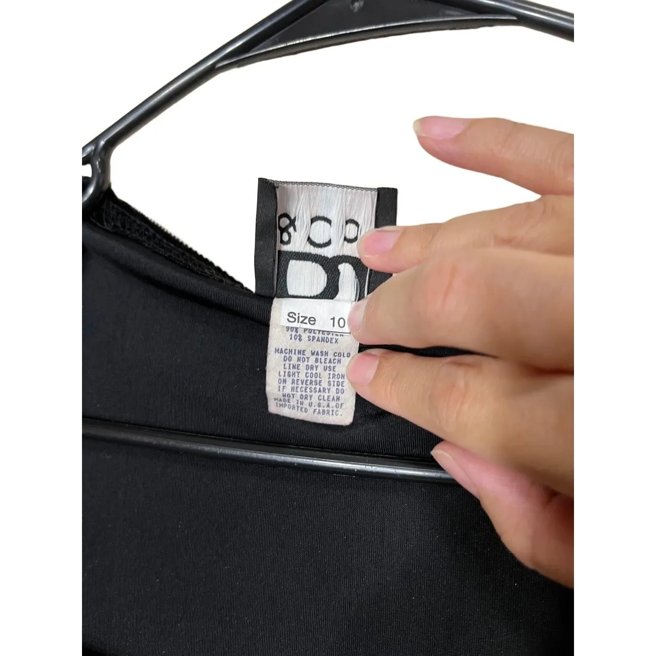 Dawn Joy Dress Black Vintage Maxi Velvet Square Neck Short Sleeve Formal Elegant Size 10 - Image 7