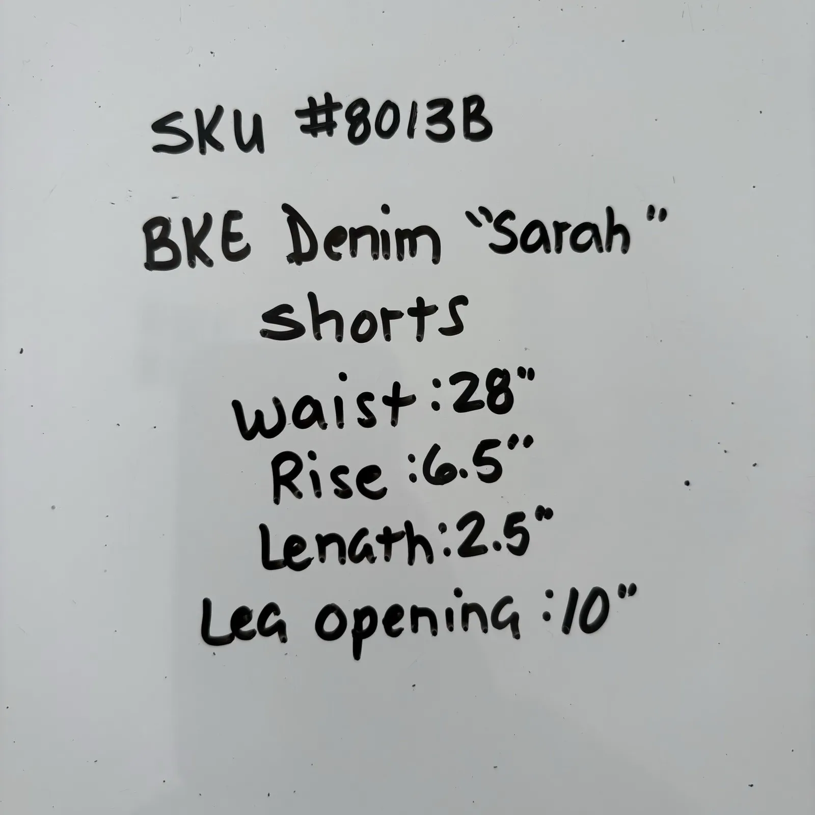 BKE BUCKLE Jean Shorts Womens 28* Blue Sarah Stretch Zip Cut Off Distressed - Image 14