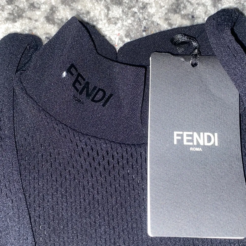 Fendi Micro Mesh Mock Neck Bodysuit size M - Image 8
