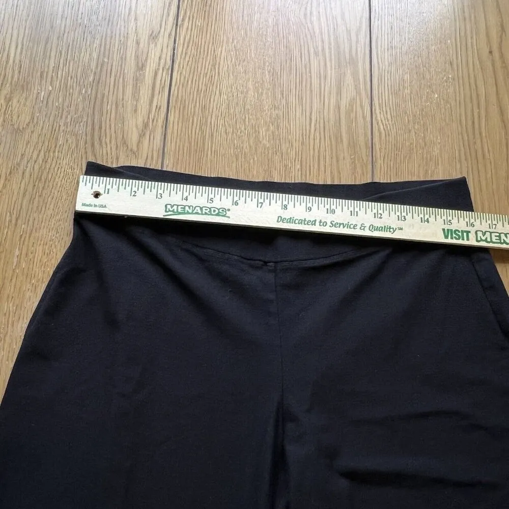 Eileen Fisher Women’s Pull On Size Pants Medium Stretch Lightweight Professional - Image 5