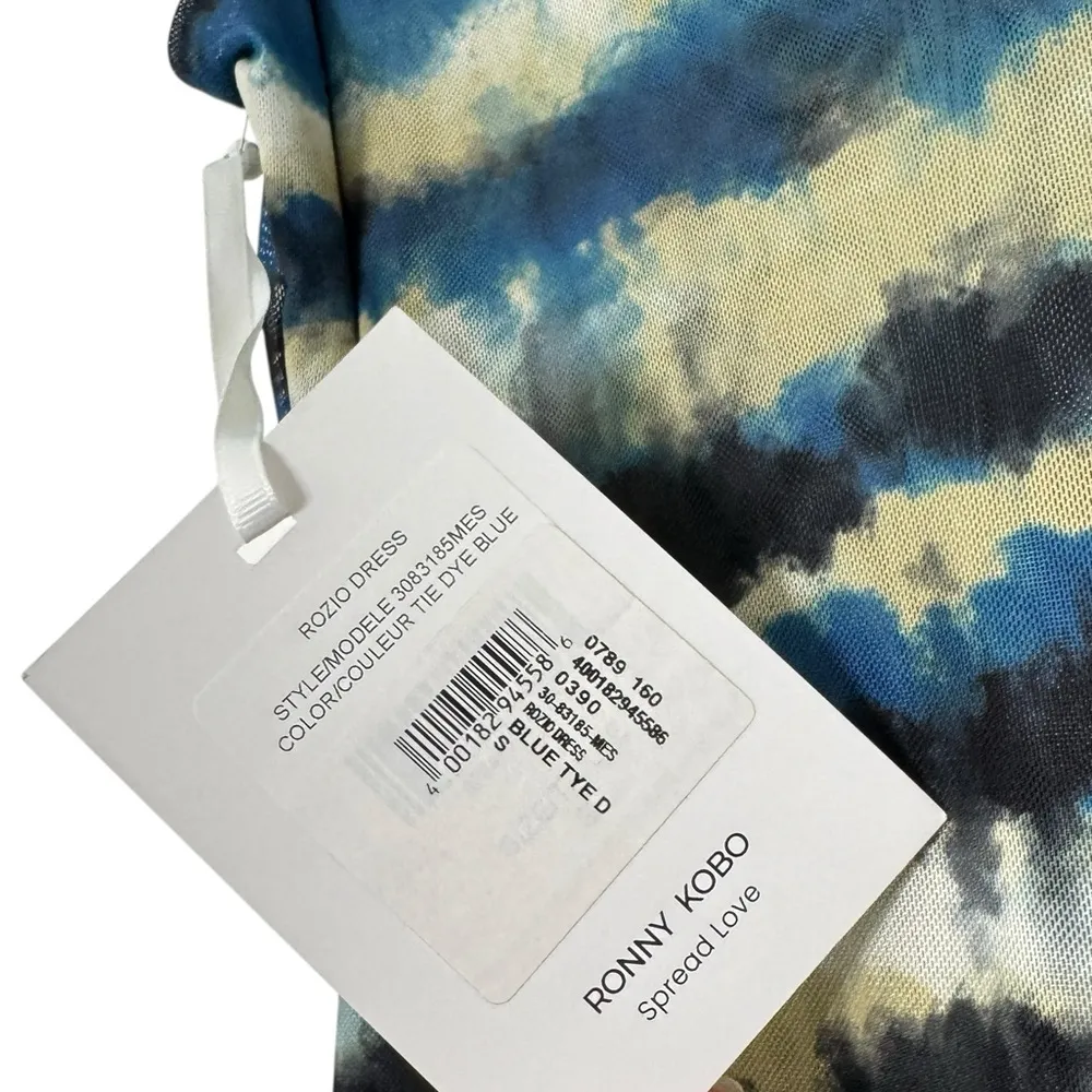Ronny Kobo Rozio Dress Blue Tye Dye Multi - Image 5