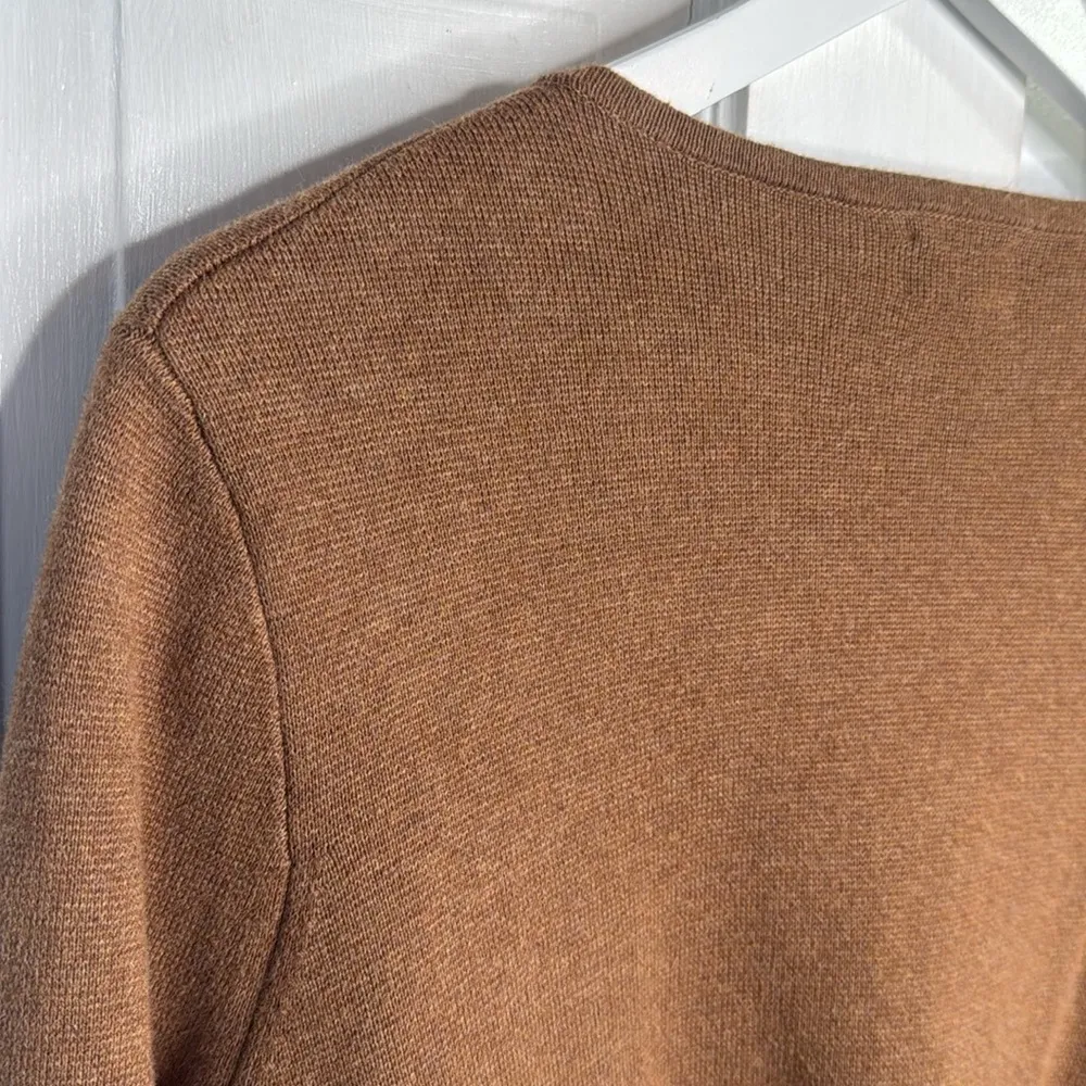 J. Crew Vanessa Camel Cardigan Sweater - Image 8