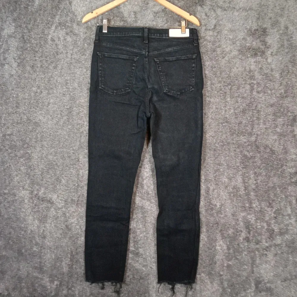 Re/done ankle crop raw Hem button closure women's jeans size 29 - Image 3