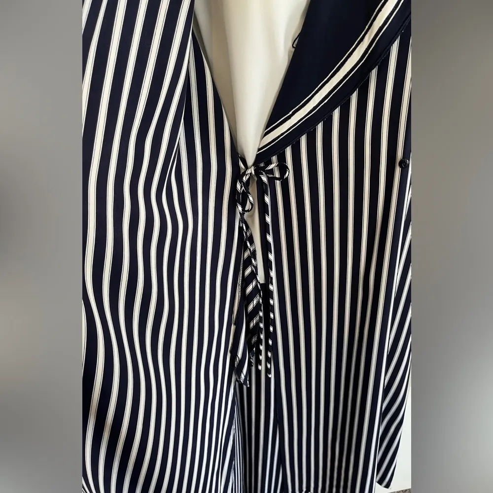 Vintage Victoria’s Secret Navy & White Striped 3-Piece Sleep Set, Size S - Image 3