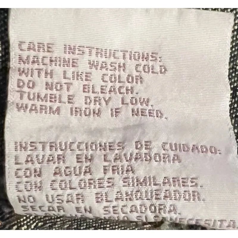 Mudd Jeans Women's Denim Jean Three Button Jacket‎ Buttoned Shoulders Size M Blue Size M - Image 4