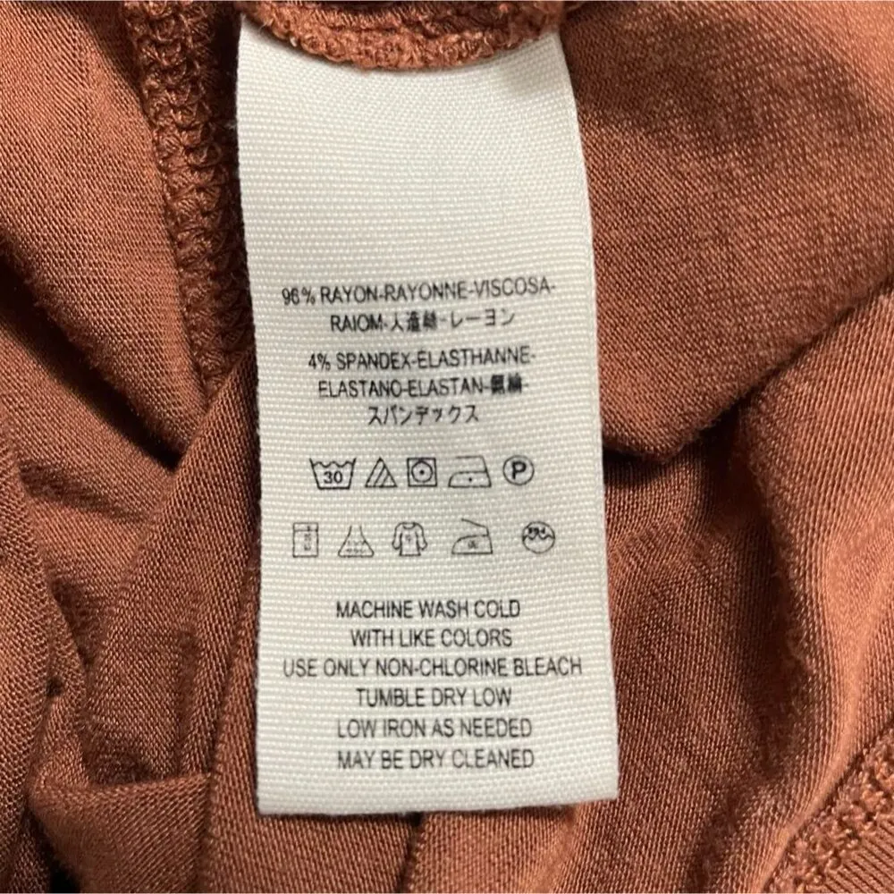 Free People Size Small  Top Blouse Open Back Collared Rustic Fall Autumn - Image 7