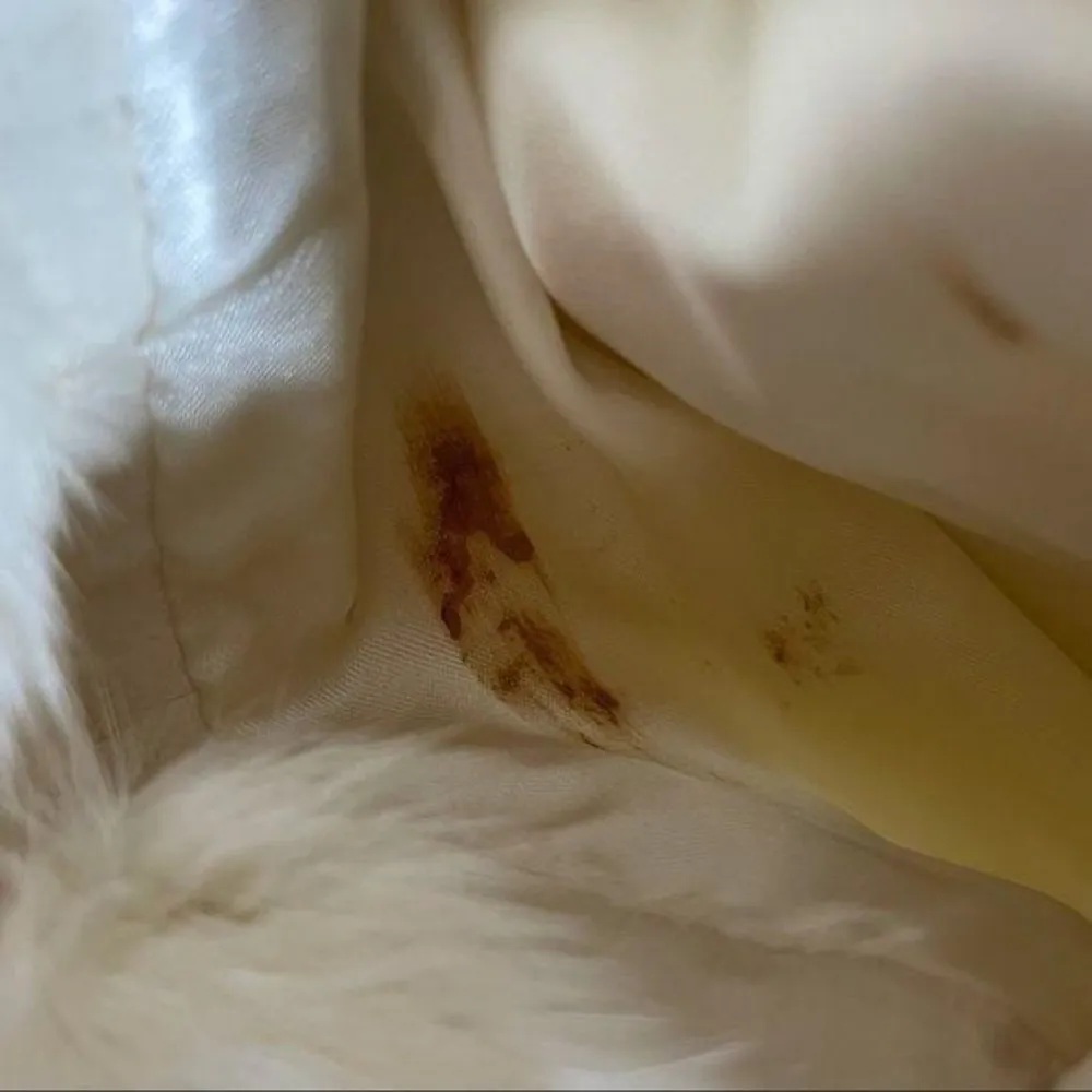 Vintage Bryant park french white rabbit fur coat / jacket small - Image 13