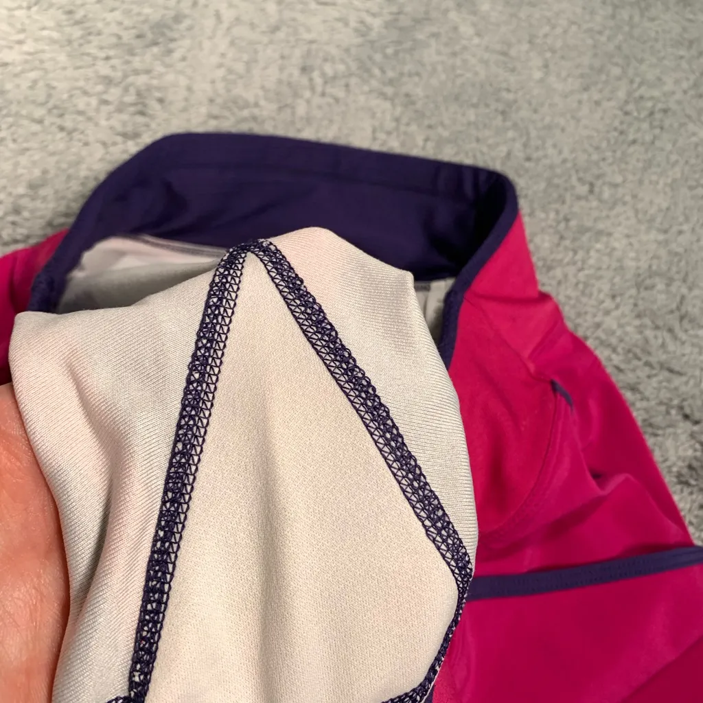 Nike Fuchsia skort with Navy Accents medium - Image 8