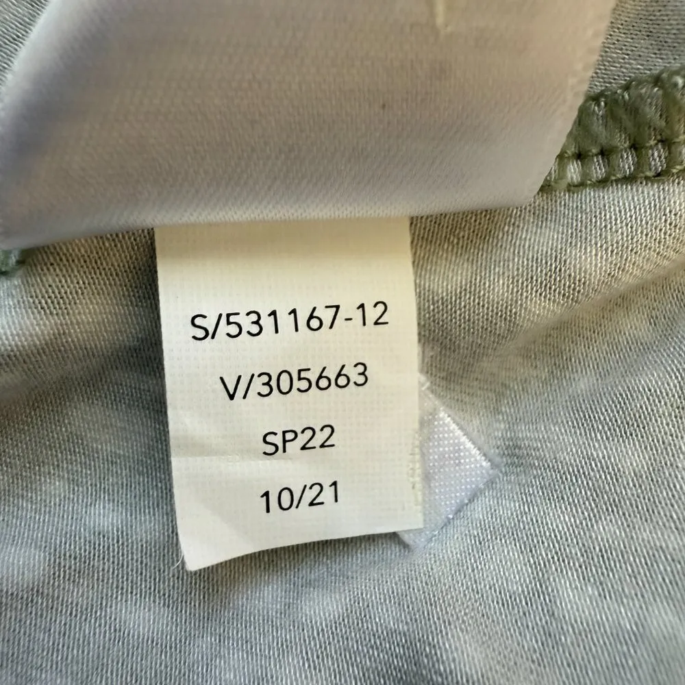 Athleta Santorini Thera Printed Dress Women's ST Small Tall Green UPF 50 Active - Image 14