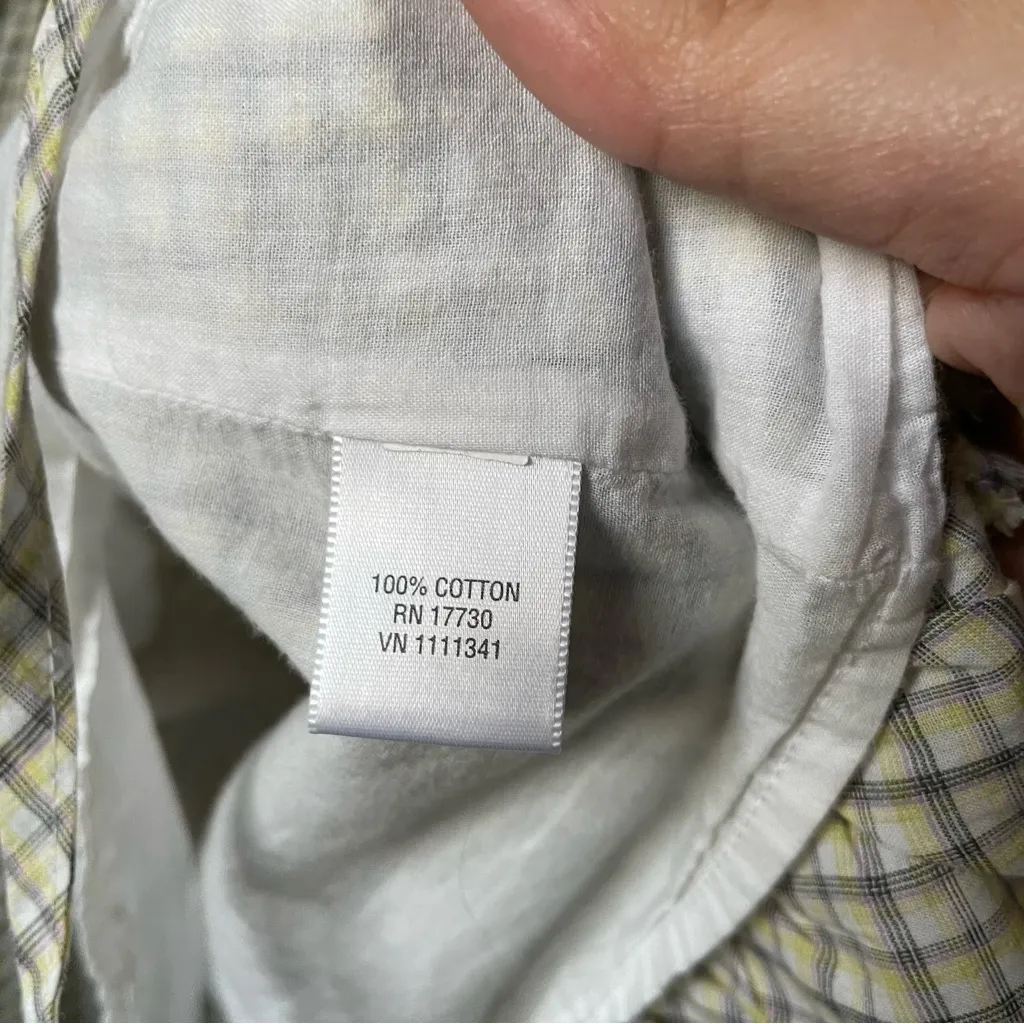 Converse One Star Women's Plaid Wrap Dress with Ruffle Hem Size Medium - Image 10