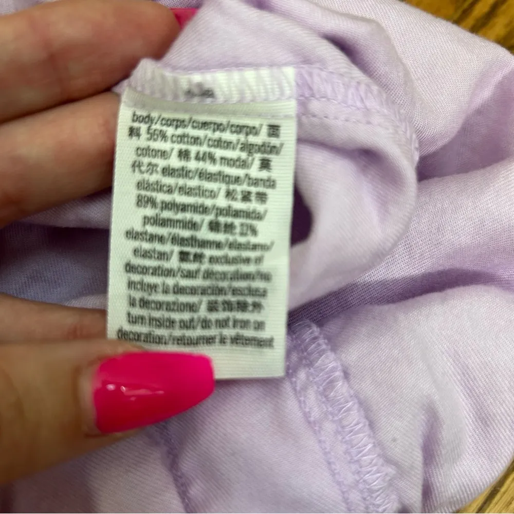 PINK VS | Lilac Multicolor Graphic Pajama Lounge Shorts Size XS - Image 6