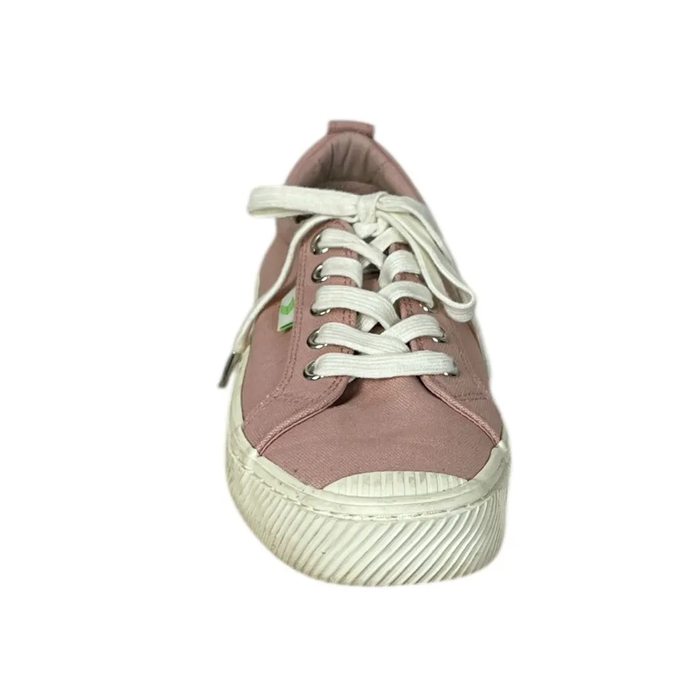 Cariuma Sneakers Canvas Ova Low Lace Up Sustainable Rose Pink Women’s Size 7.5M - Image 3