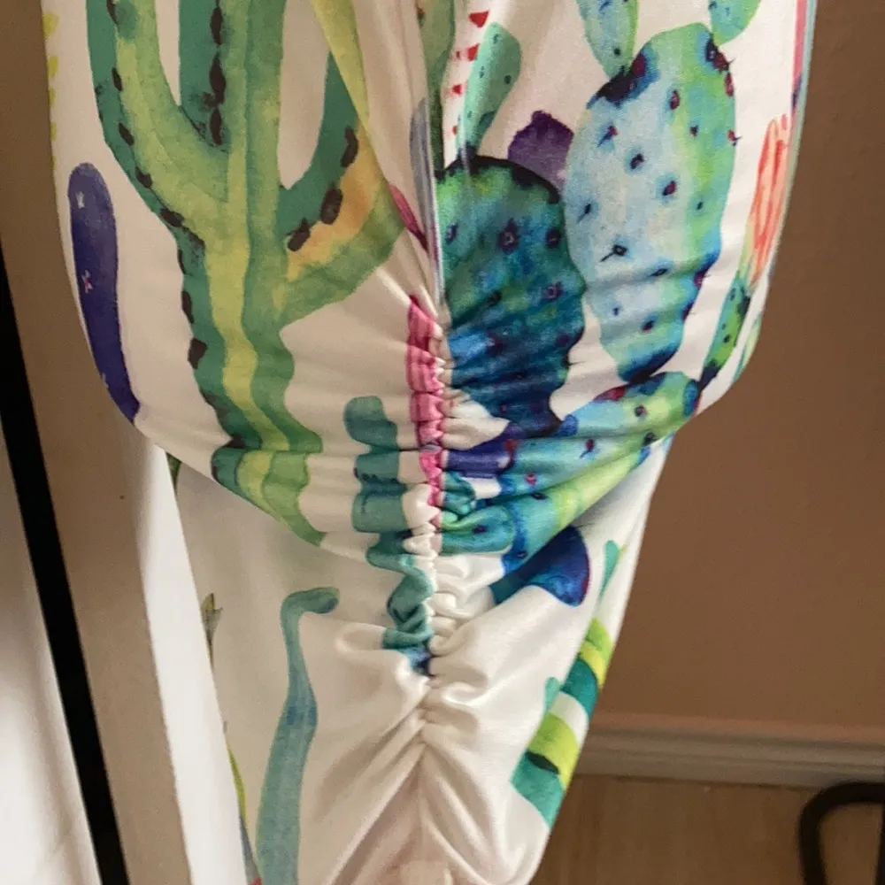 5 for $20 MIX N MATCH Rouched Cactus Top White - Image 3