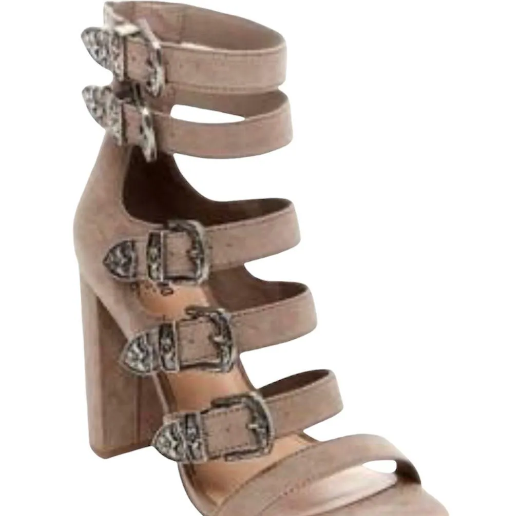 Mossimo Western Buckle Heeled Gladiator Sandals - Image 2