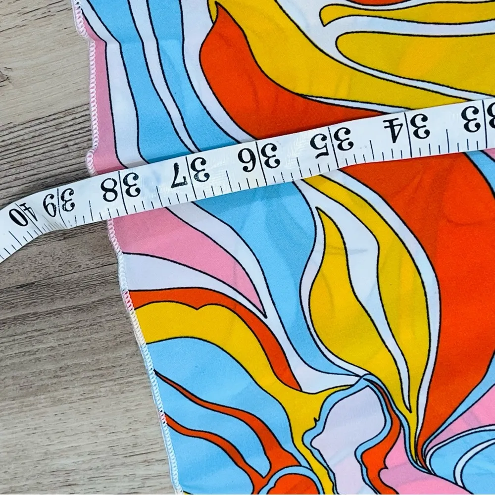 SHEIN 'Palma II" Cut Out Tied Vacation Maxi in Multi Print two piece sz … - Image 7