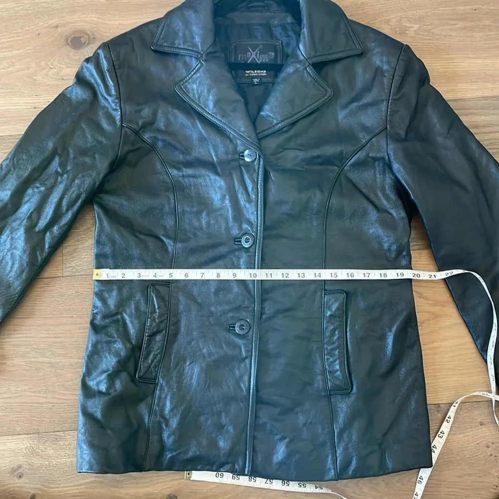 Maxima Wilsons Vintage 100% Leather Jacket Size Large - Image 11