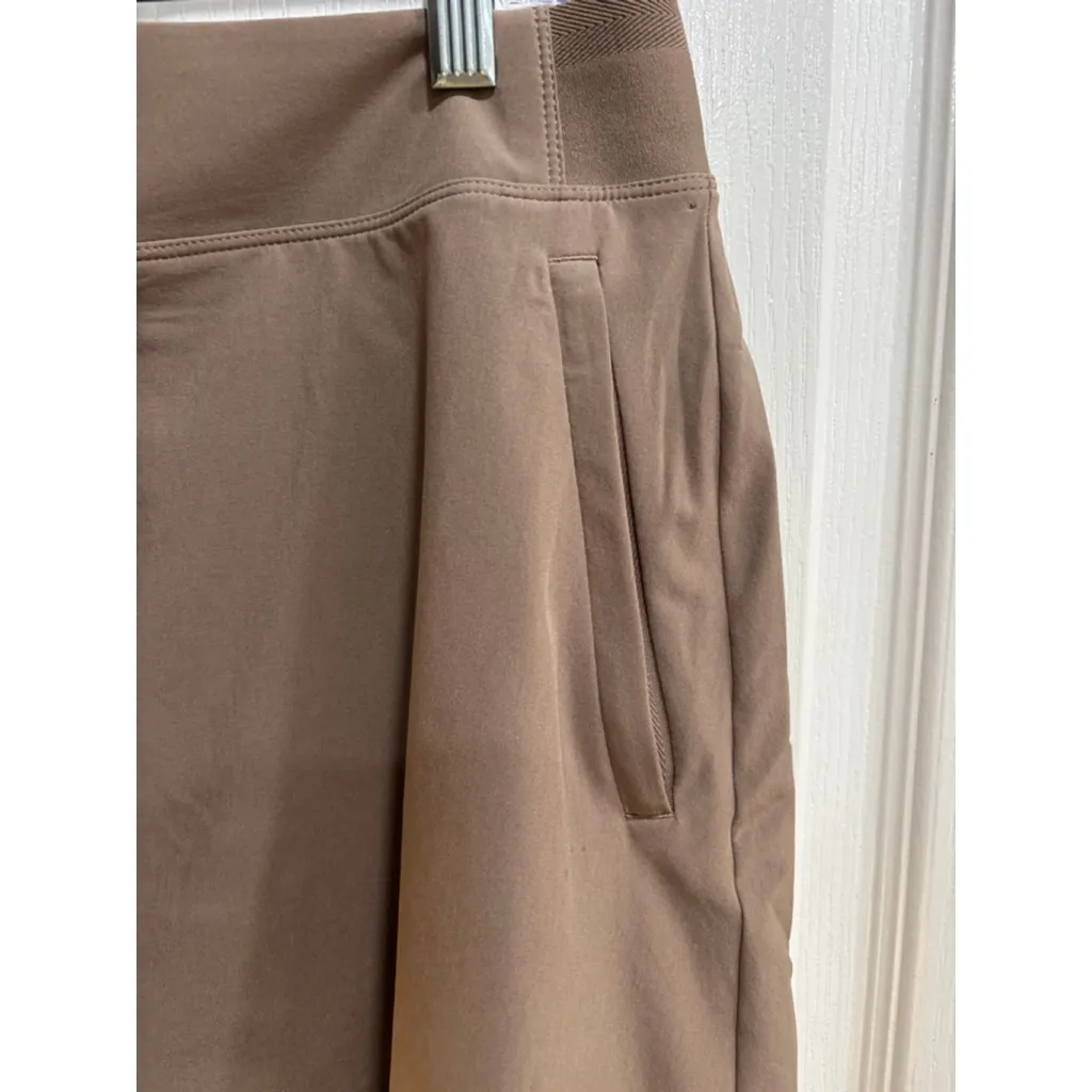 Athleta Brooklyn Heights High Rise Skort Taupe Brown, Size 14 - Image 4