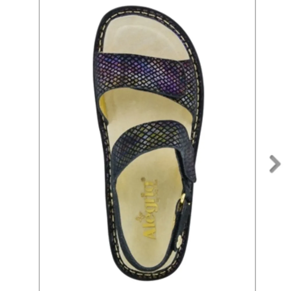 Alegria Verona Gemboree Sandals Adjustable Comfort Sandals Nubuck Leather Size 7 - Image 4