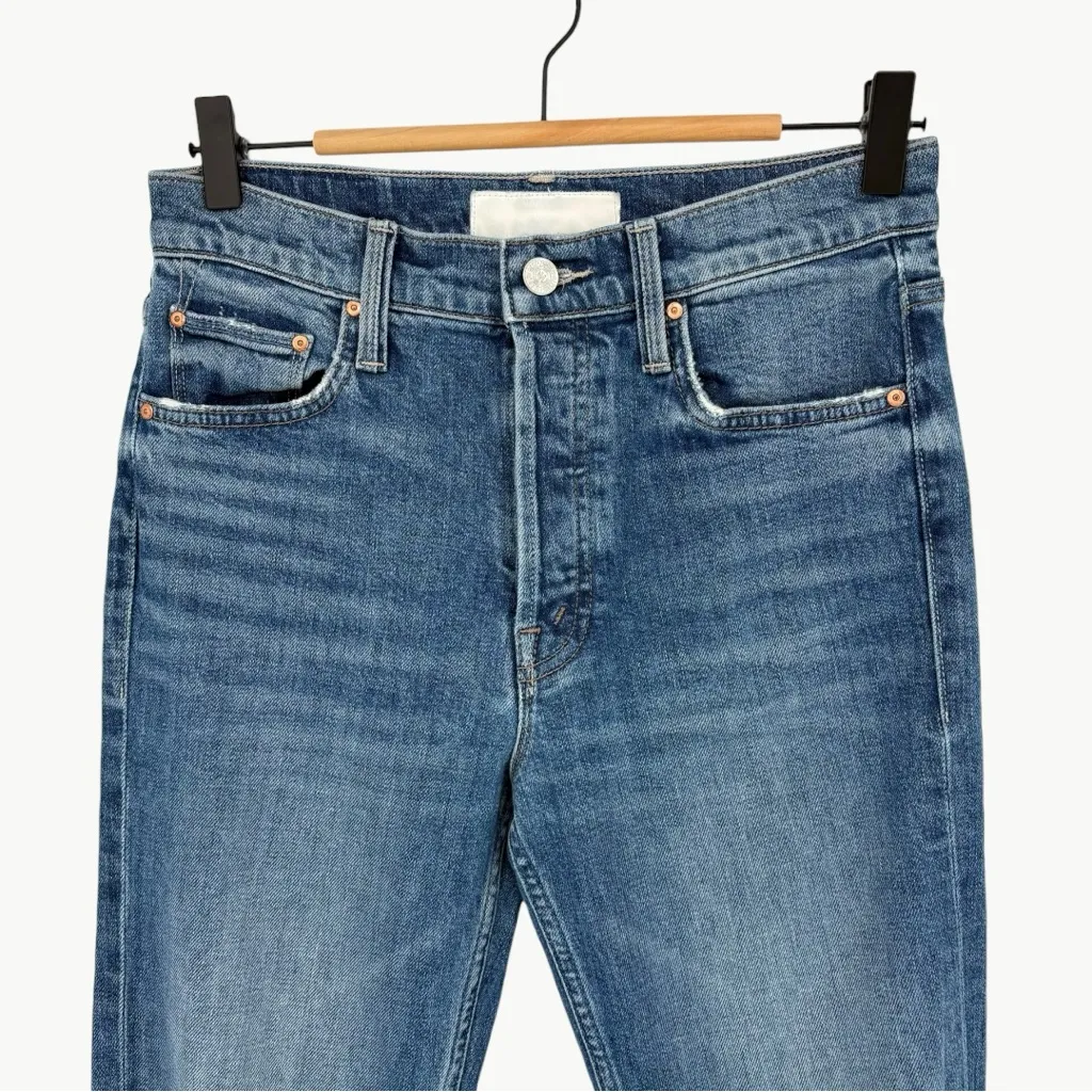 MOTHER Superior Jeans ‘The Tomcat’ in Running With Scissors | Sz 27 | Indigo - Image 8