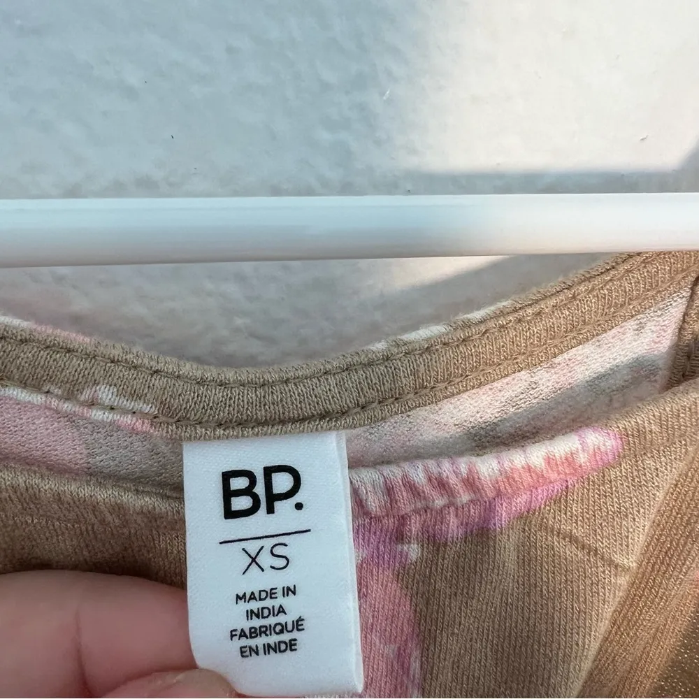 BP Sleeveless Knit Dress in Beige Anna Floral - Image 5