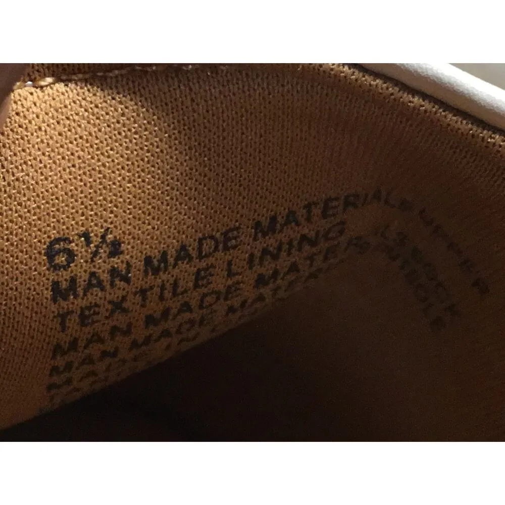 Universal Thread Magnolia Clogs Women's 6.5 Cream Leather Memory Comfort Shoes - Image 7