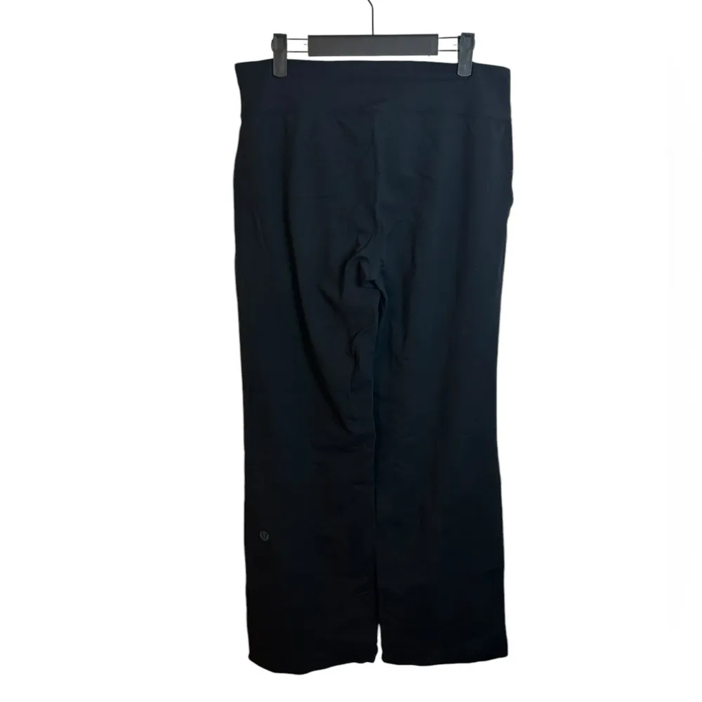 Lululemon  Black Wide Leg Drawstring Pants - Image 2