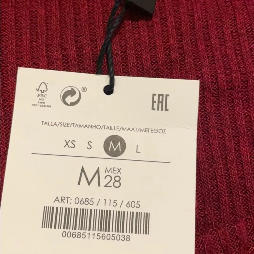 NWT Bershka Ribbed Button Front Mini Dress - Image 7