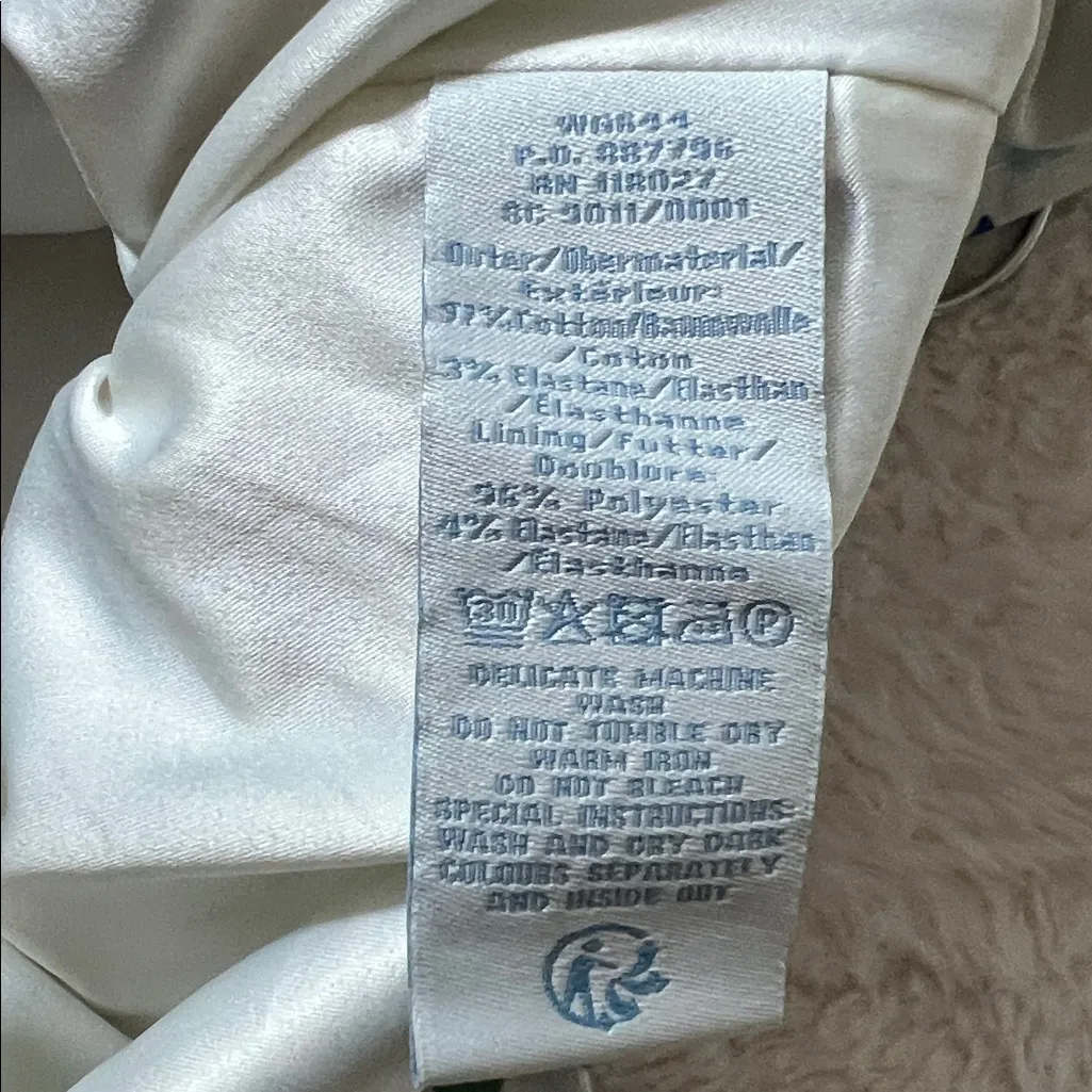 Boden Multicolor Floral Pencil Skirt 12 Long White - Image 5