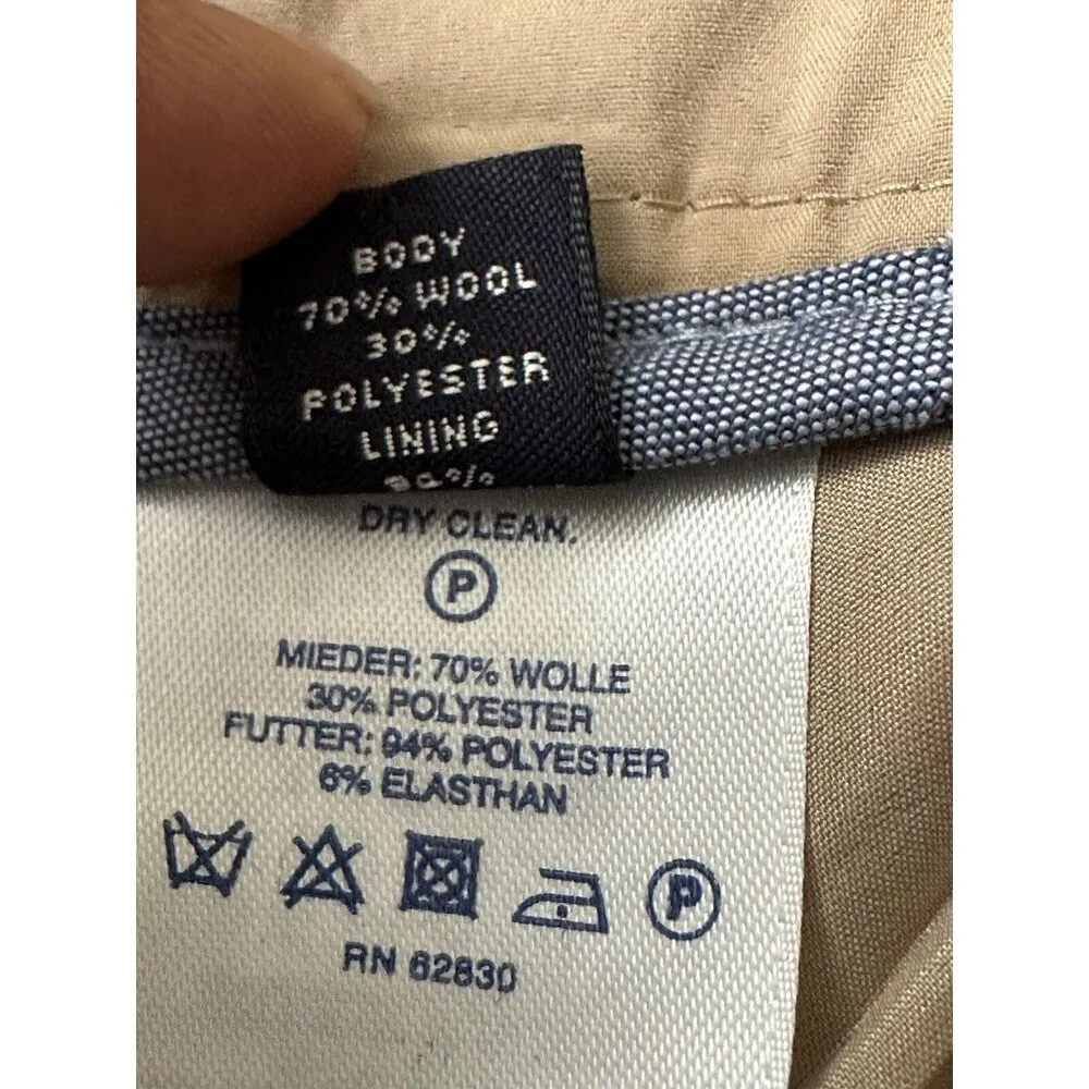 Lands End Size 16 Nova Print Skirt A-Line Wool Plaid Lined Academia Pockets - Image 10