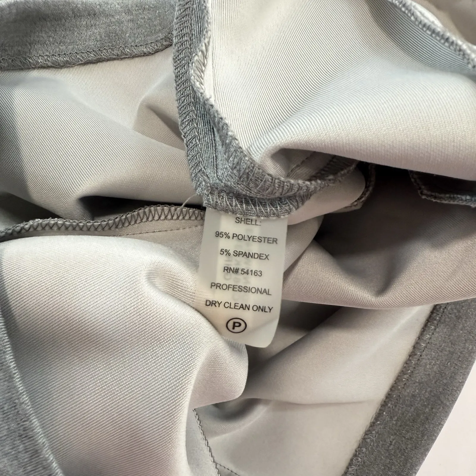 Calvin Klein Heather Gray Scuba Knit Sleeveless Stretch‎ Sheath Dress Size 10 - Image 10