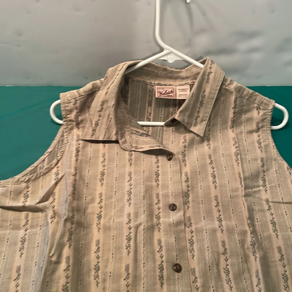 Woolrich Cotton Button Up Blouse - Image 5