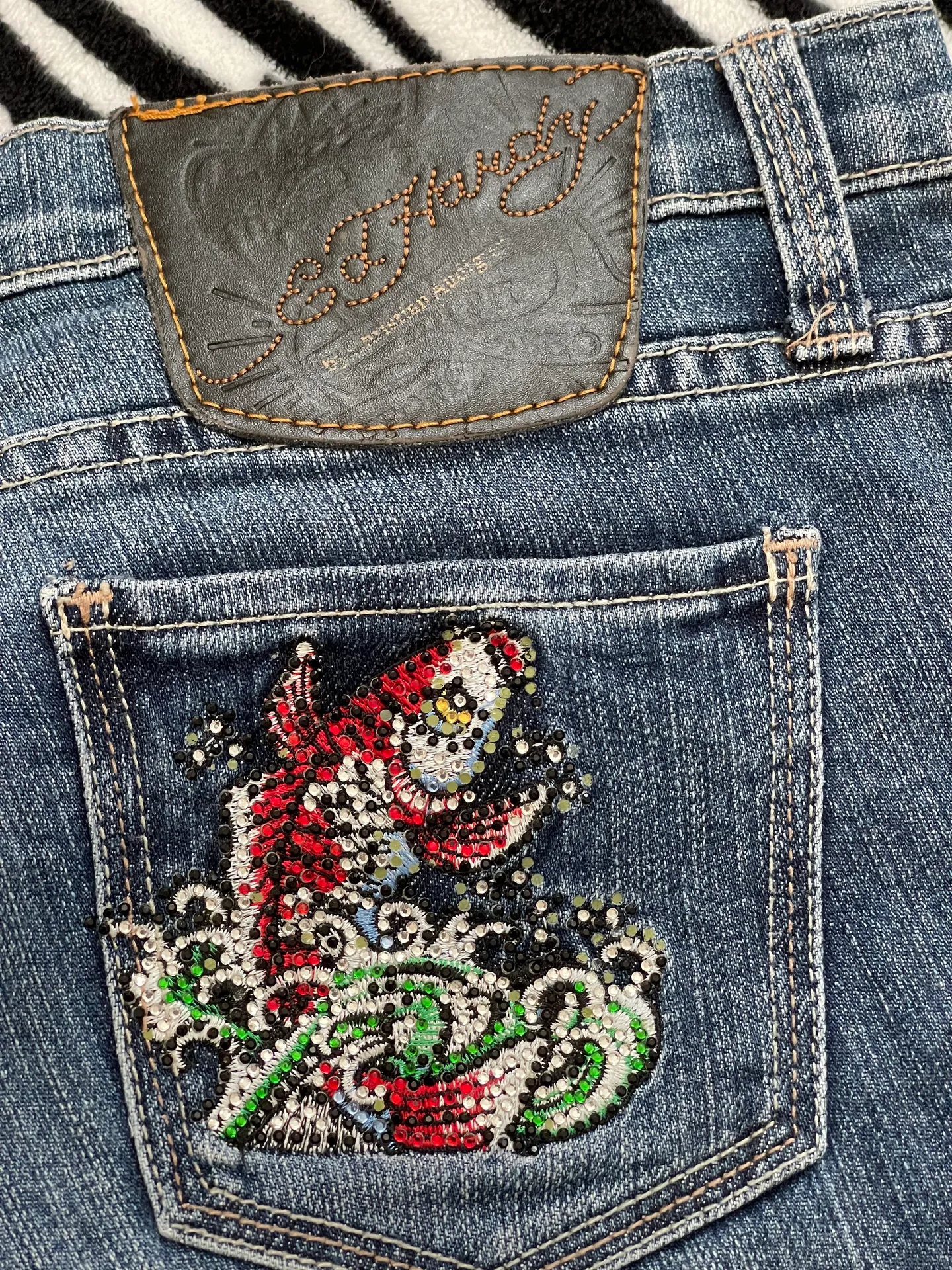Ed Hardy Jean Shorts - Image 2
