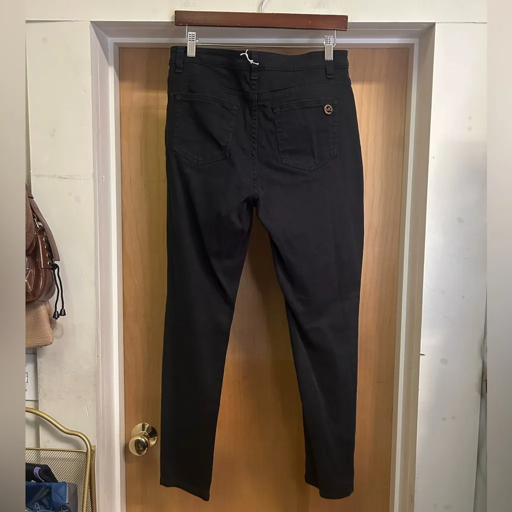 Michael Kors Izzy Skinny Black Jeans - size 8 - Image 3
