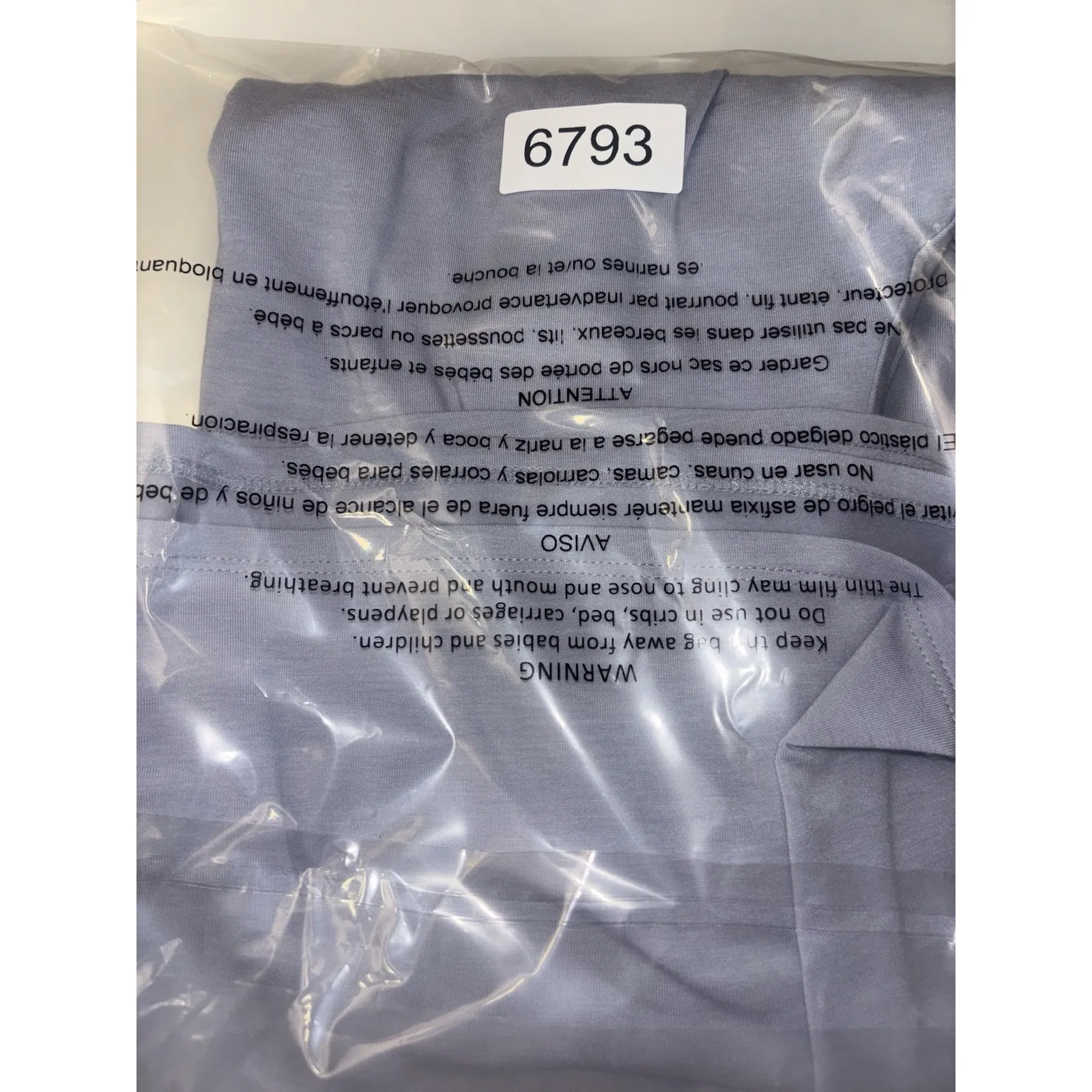 eileen fisher small petite light blue boat neck shirt long 3/4 sleeves - Image 8