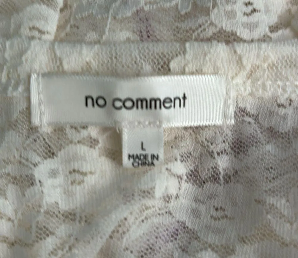No Comment brand  Women's Cream and Pink Shirt - Image 7