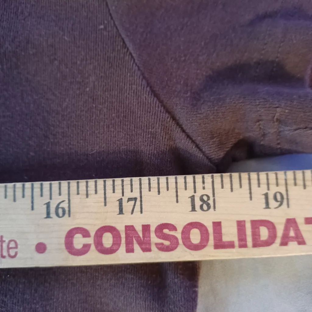 dressbarn womens brown small short sleeve cotton v neck top - Image 3