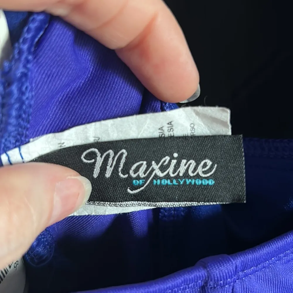 New Maxine Of Hollywood Women’s Ruched Body Shaping One Piece Halter Swimsuit - Image 6